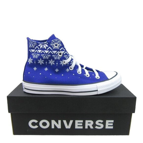Converse Chuck Taylor All Star HI Winter Sweater Women's Size 8 NEW - Picture 1 of 15
